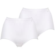 Lot de 2 culottes maxi coton bio ligne Classique Coton Sans Complexe EDG BLANC+BLANC T40