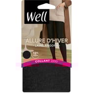 Collant allure d'hiver laine angora douceur cachemire Well CHOCOLAT T3\4