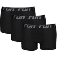 Lot de 3 boxers unis homme 2300 NOIR/NOIR/NOIR T8