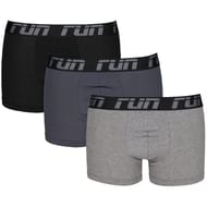 Lot de 3 boxers unis homme 2305 GRISCH/ANTHRA/NOIR T8