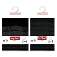 Lot de 4 slips unis homme 2305 GRIS/ANT/NOIR/NOIR T4