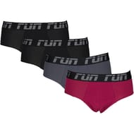 Lot de 4 slips unis homme 2315 BDXGRIS/NOIR T7