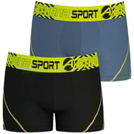 Lot de 2 boxers Air performance homme Athena 2300 NOIR/POIVRE T6