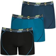 Lot de 3 boxers longs Training homme Athena 2310 NOIR/LAC/CROISI T6