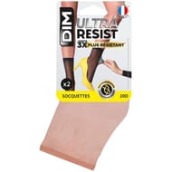 2 socquettes ultra résist 20d DIM BEIGE ECLAT 35/41