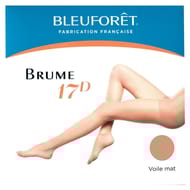 Collant 17D brume voile mat Bleuforêt PN5 PEAU MATE T2-3