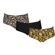 Lot de 3 shorties unis LOT RADJA NOIR/BEIGE 36