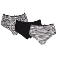 Lot de 3 shorties fantaisies coton bio LOT IMP PEAU DE BETE 46/48