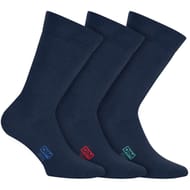 3 paires de mi chaussettes Dim MARINE 43\46