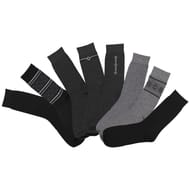 8 paires de mi chaussettes fantaisies homme NOIR/GRIS T39\42