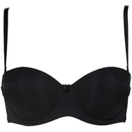 Soutien-gorge ampliforme bretelles amovibles micro recyclé ligne Invisi NOIR 95D
