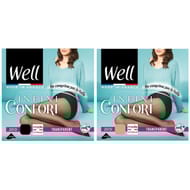 Collant Infini Confort transparent 20D Well NOIR T6