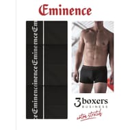 Lot de 3 boxers Business homme Eminence NOIR 3 - 2500 NR/NR/NR T4