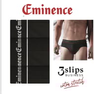 Lot de 3 slips trio Business homme Eminence NOIR 3 - 2500 NOIR T3