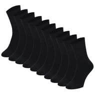 Lot de 15 paires de mi chaussettes de travail homme NOIR T43\46