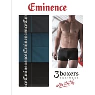 Lot de 3 boxers Business homme Eminence 2420 NR/BLEU/GRIS T8