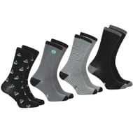 Lot de 4 paires de mi chaussettes  Athena 2400 NR BATEAU/GRIS/RAY/NR T39\42