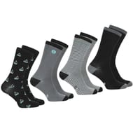 Lot de 4 paires de mi chaussettes  Athena 2400 NR BATEAU/GRIS/RAY/NR T43\46