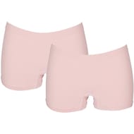 Lot de 2 shorties unis "sans coutures côtés" VIEUX ROSE T46\48
