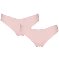 Lot de 2 slips unis "sans coutures cotes" VIEUX ROSE T46\48