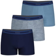 Lot de 3 boxers Sélection coton bio homme Eminence BLEU  - 2410 MARINE/BLEU T3