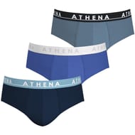 Lot de 3 slips homme Easy Color Athena MARINE - 2450 T3