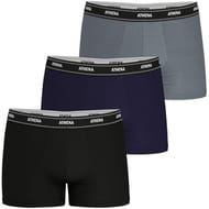 Lot 3 boxers garçon ligne My petit prix Athena 2410 MAR/NOIR/BLEU CT NOIRE 16 ANS