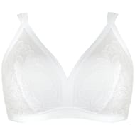 Soutien-gorge sans armature ligne Allure Well BLANC 105E