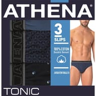 Lot de 3 slips taille basse Tonic homme Athena BLEU 2 - 1920 T8