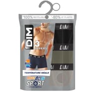 Lot de 3 boxers homme Regul activ Dim AU0 NR/VT.O/TAUPE T5