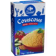 Carrefour classic' couscous grain moyen 1kg