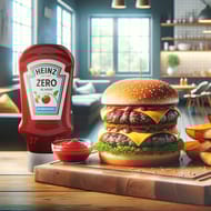 Heinz ketchup zéro sel ajouté 70% moins de sucres flacon souple 425g