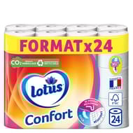 Lotus papier toilette confort x24 blanc