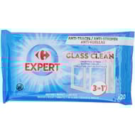 Carrefour expert lingettes vitres triple action x20
