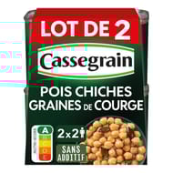 Cassegrain pois chiches, graines de courge & touche de romarin 1/2x2 530g