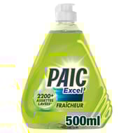 Paic excel 2 liquide vaisselle fraicheur 500ml