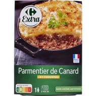 Carrefour extra parmentier de canard à l'emmental 320g