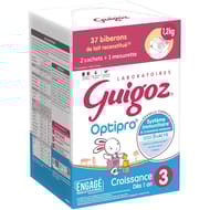 Guigoz 3 optipro dès 12 mois 600g x2