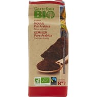 Carrefour bio café moulu bio Pérou 250g