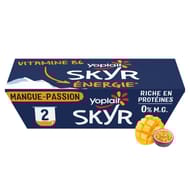 Skyr 0% énergie fruits jaunes 2x140g