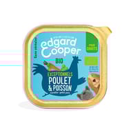 Edgar&cooper barquette bio poulet&pois - 100g