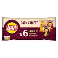 Lays chips multipack aromatisees 2x25g + 4x27.5g