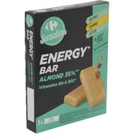 Carrefour sensation barre 36% d'amande  x5 - 125g
