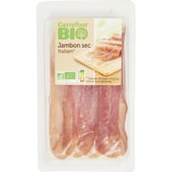 Carrefour bio jambon sec italien 70g