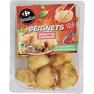 Carrefour sensation 8 beignets crevettes 140g