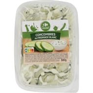 Carrefour classic' concombres au fromage blanc 500g