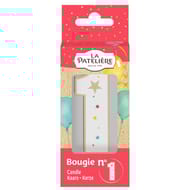 La patelière bougie chiffre 1