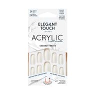Elegant touch faux-ongles acrylic coconut water