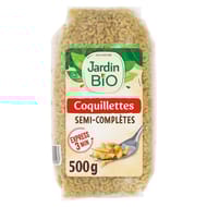 Jardin bio etic coquillettes cuisson express bio 3min 500g
