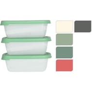 Boîtes de conservation rectangulaires 300 ml x3